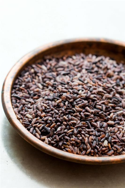υγιεινά τρόφιμα ayurveda kapha άτομα διατροφή μαύρο ρύζι