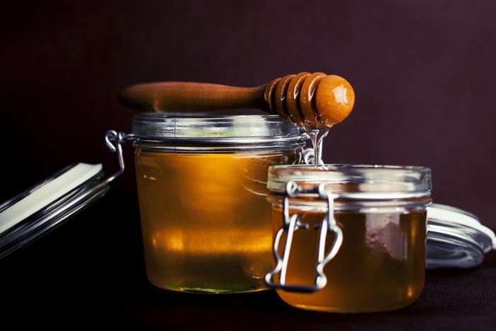 υγιεινή ζωή μέλι υγιές δέρμα καθαρίστε