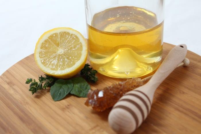 υγιεινή ζωή μέλι υγιεινό νερό λεμόνι υγεία