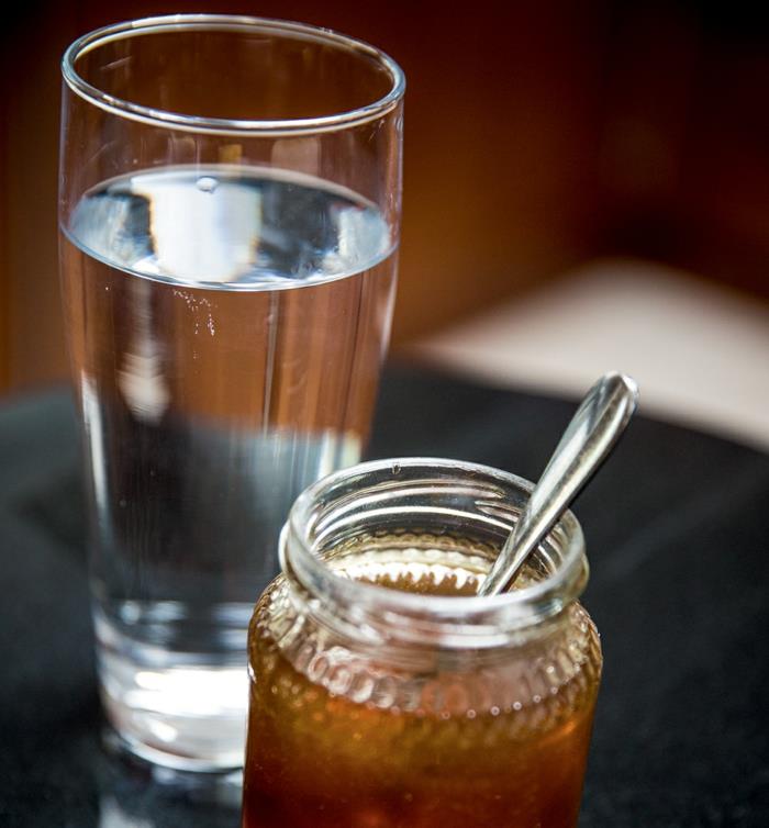 υγιεινή ζωή πόσιμο νερό μέλι προσθέστε υγεία