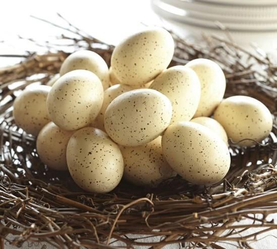 στίγματα πασχαλινά αυγά φωλιά πασχαλινές ιδέες διακόσμησης