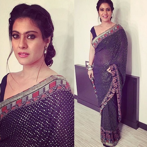 Kajol Mavi Sari