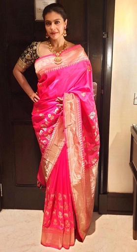 Kajolis Šilko Saree