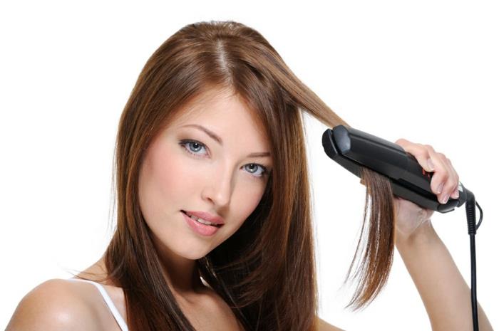 επίπεδη σιδερένια δοκιμή ίσιωμα μαλλιών συμβουλές χτένισμα