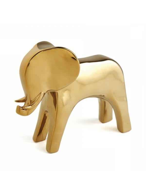 τυχερή γοητεία ελέφαντας χρυσές όμορφες ιδέες διακόσμησης