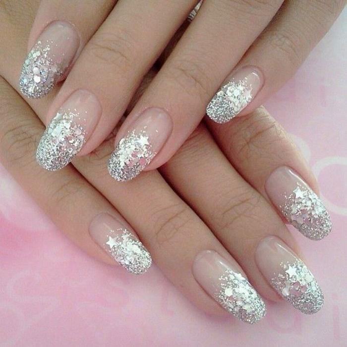 glitter gel nails νύχια νυχιών ιδέες μακριά νύχια