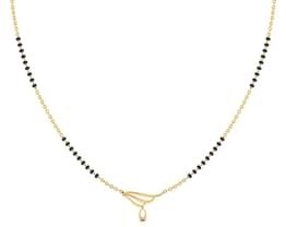 Basit ve Hafif Altın Mangalsutra