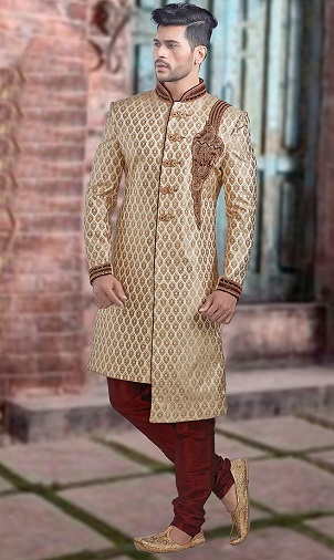 Altın Achkan Sherwani