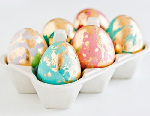 Φτιάξτε τα δικά σας χρυσά πασχαλινά αυγά με έναν ενδιαφέρον και δροσερό τρόπο