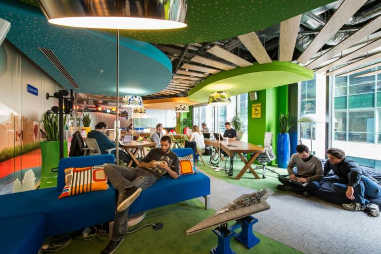 google campus dublin έπιπλα γραφείου ξεχάστε το άγχος στη δουλειά