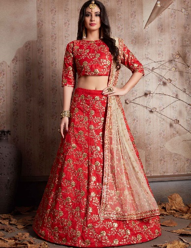 Gota Patti A-Line Lehenga