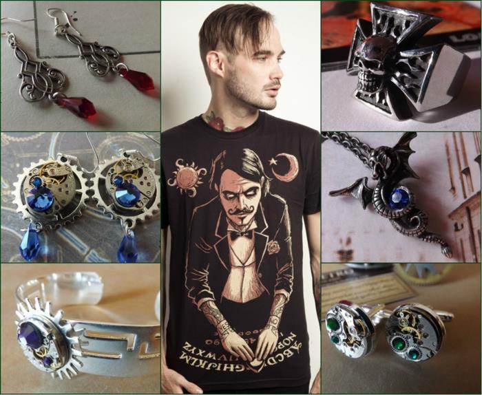 γοτθικά κοσμήματα steampunk rebelsmarket