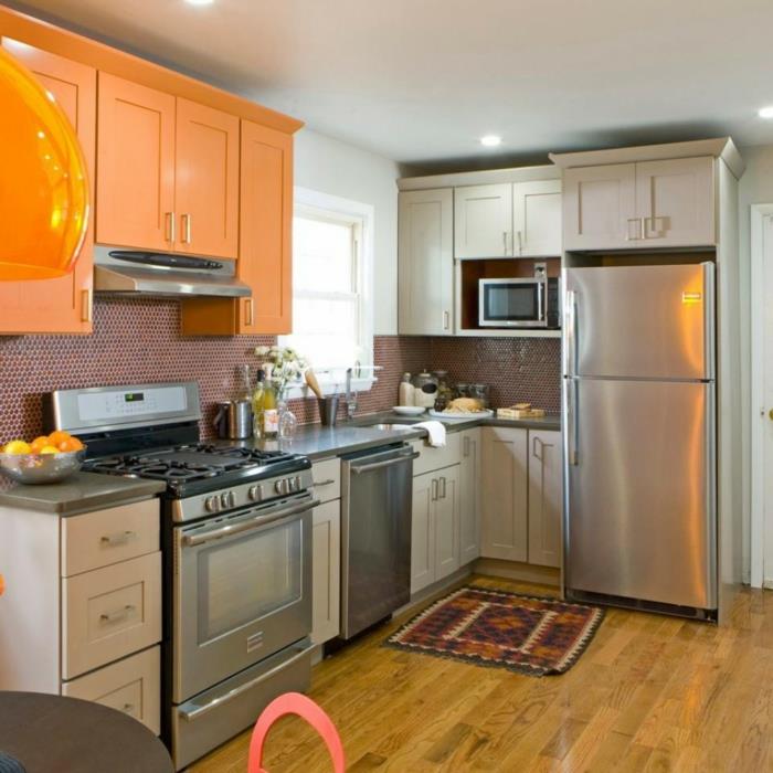 λαβές για ντουλάπια κουζίνας μικρά ντουλάπια κουζίνας πορτοκαλί κουζίνας