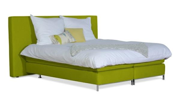 πράσινο κουτί ανοιξιάτικο κρεβάτι λευκό κρεβάτι εσωτερική διακόσμηση