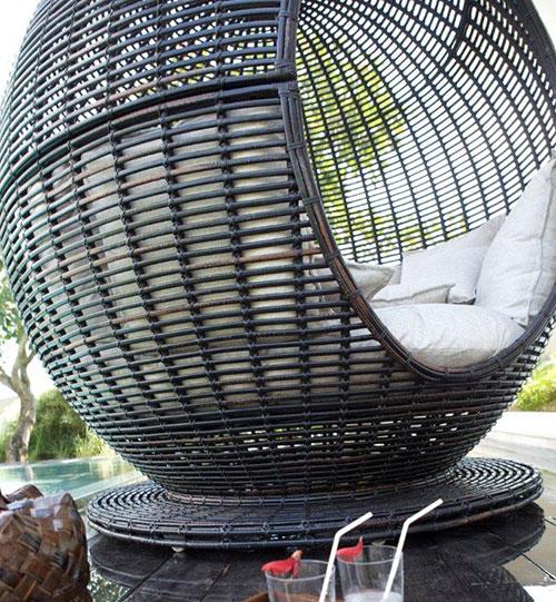 υπέροχο lounger μήλο igloo σχέδιο πρωτότυπο
