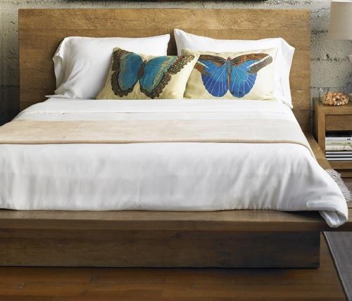 μεγάλα υπέροχα κρεβάτια πλατφόρμας πεταλούδες Viva terra