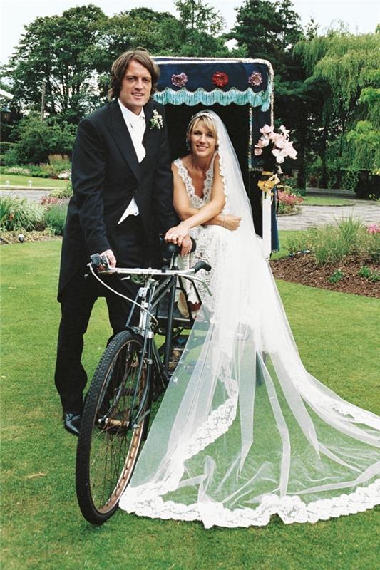 πράσινες γαμήλιες γαμήλιες ιδέες οικολογικό ποδήλατο