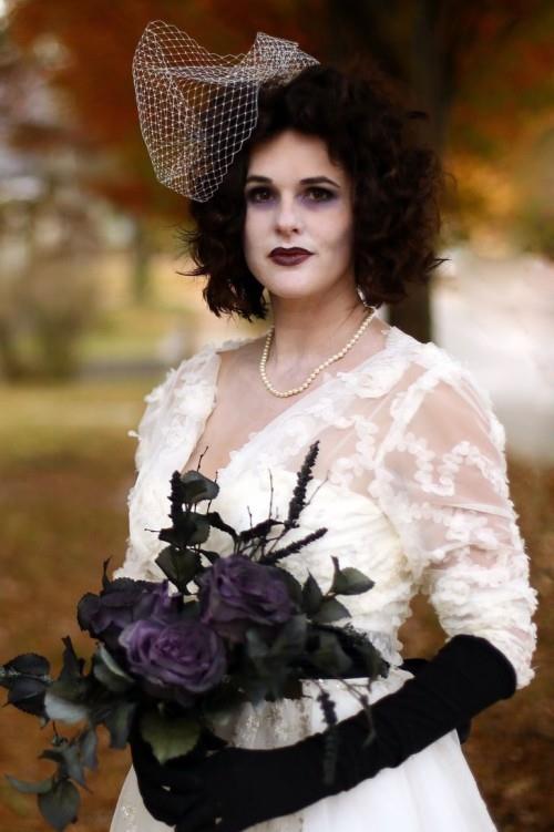 ανατριχιαστικά κοστούμια αποκριών Corpse Bride όμορφη αλλά τρομακτική