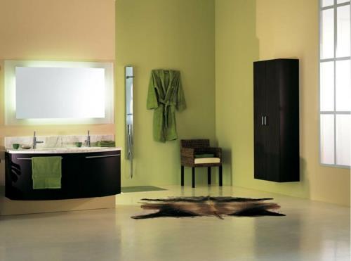 καλοσχεδιασμένο ντουλάπι πλυσίματος τοίχου σχεδιασμού πράσινου τοίχου