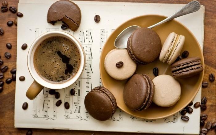 καλημέρα καφέ καφέ μπισκότα σημειωματάριο κόκκους καφέ