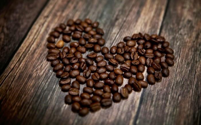 καλημέρα καφέ καφέ διακόσμηση σχήματος καρδιάς