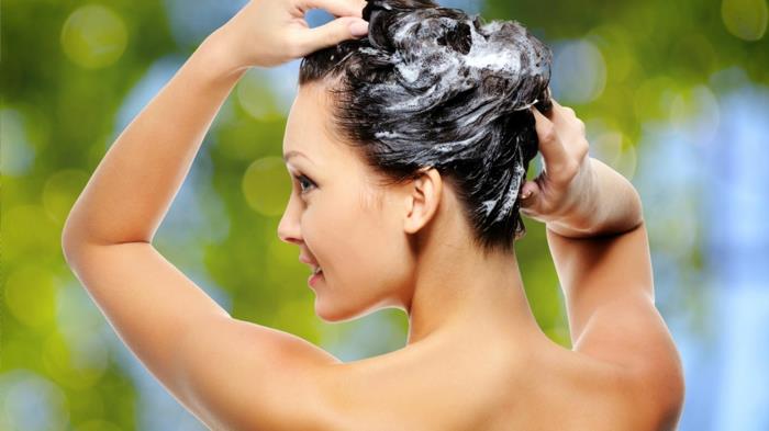 συμβουλές περιποίησης μαλλιών χειμώνα πλύσιμο μαλλιών υγιή φυσικά καλλυντικά προϊόντα περιποίησης μαλλιών