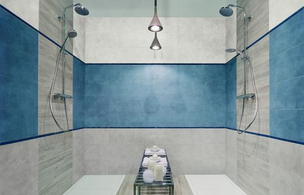 βιότοπος μπλε πλακάκια μπάνιο ιταλικό στυλ