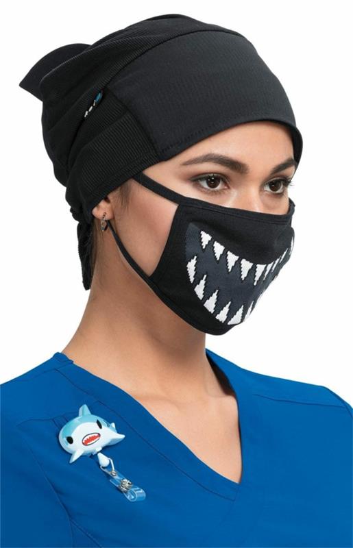 αναπνευστική μάσκα μοτίβου καρχαρία
