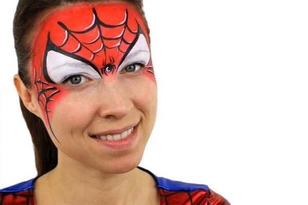 αποκριάτικα πρόσωπα spiderman make up