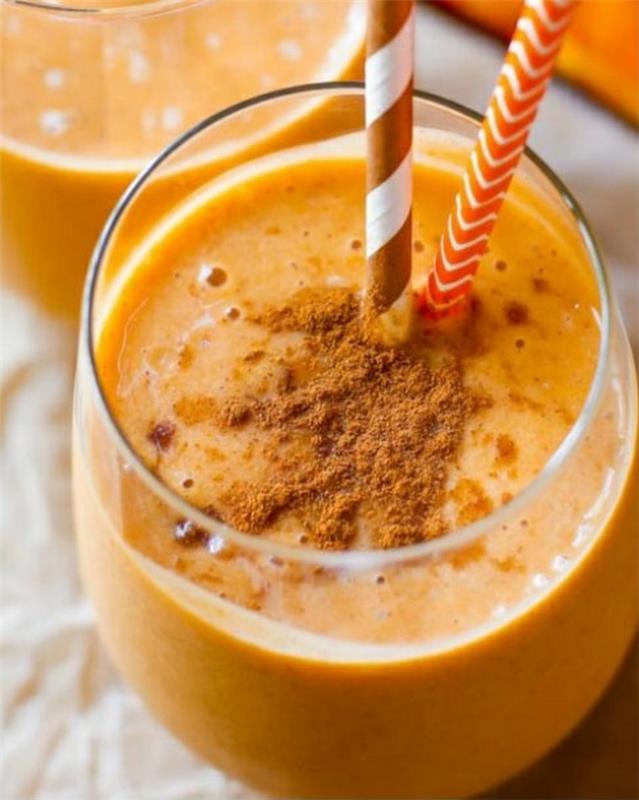 Απόκριες πίνετε smoothie κολοκύθας για παιδιά συνταγή