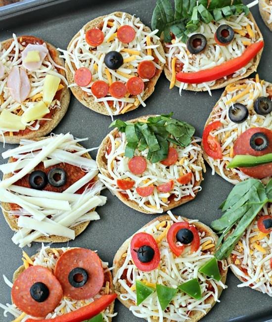 ιδέες για αποκριάτικες πίτσες για παιδιά