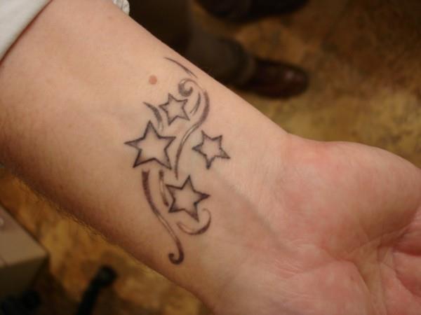 ιδέα τατουάζ αστέρι καρπού