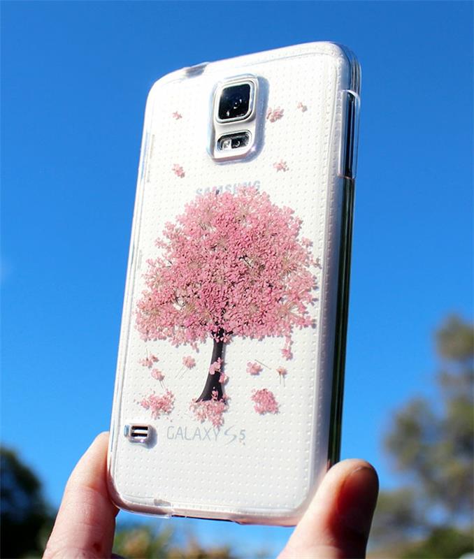 κινητό τηλέφωνο κάλυμμα λουλούδια δέντρο ροζ λουλούδια herbaria samsung galaxy