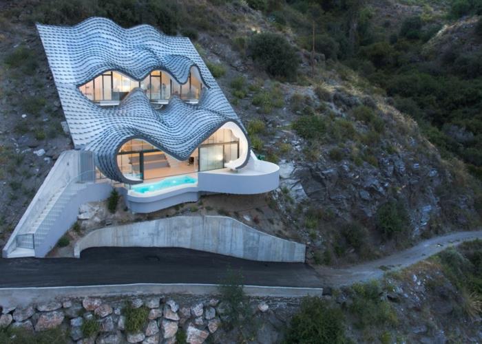 σπίτι δίπλα στη θάλασσα αγοράστε δράκος μοντέρνα αρχιτεκτονική ακίνητη περιουσία Ισπανία