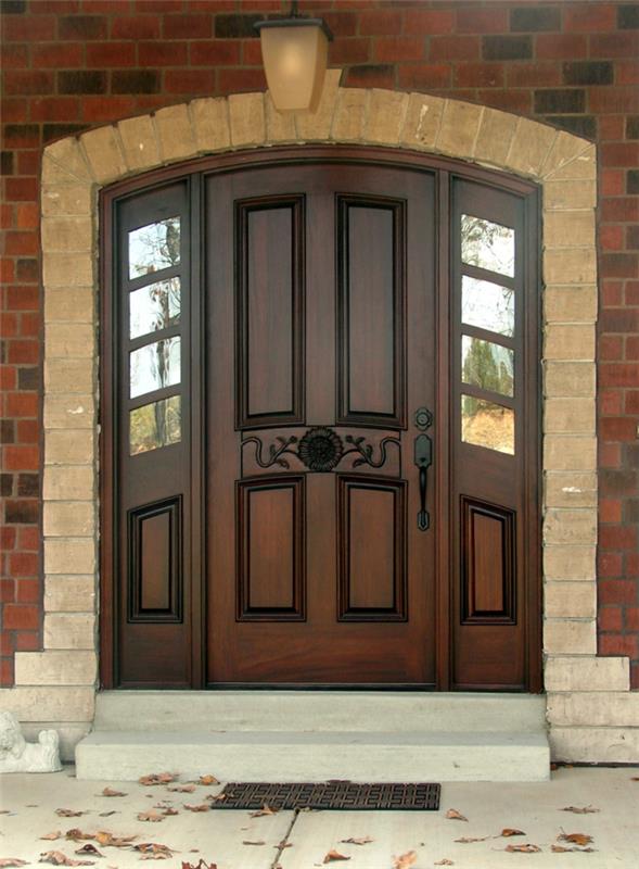 μπροστινή πόρτα από ξύλο φτιάξτε τη δική σας μπροστινή πόρτα από ελαφρύ ξύλο καρυδιάς