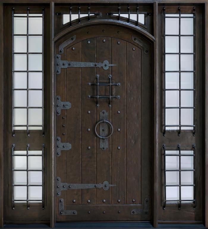 μπροστινή πόρτα από ξύλο χτίστε το δικό σας μπροστινό πορτάκι από ελαφρύ ξύλο καρυδιάς σφυρήλατο