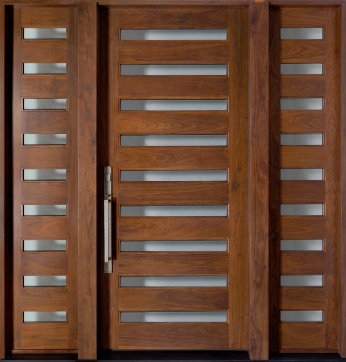 ξύλινη μπροστινή πόρτα φτιάξτε τη δική σας μπροστινή πόρτα από ανοιχτό ξύλο καρυδιά με πόρτες