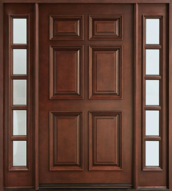 ξύλινη μπροστινή πόρτα φτιάξτε τη δική σας μπροστινή πόρτα από ανοιχτό ξύλο σοκολάτα καρυδιάς