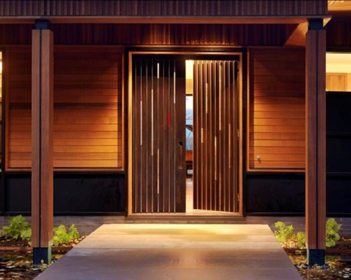 ξύλινη μπροστινή πόρτα φτιάξτε τα δικά σας πηχάκια της μπροστινής πόρτας