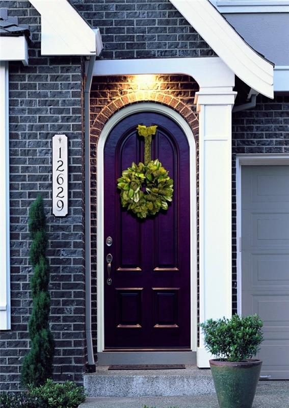 μπροστινές πόρτες μοβ μπροστινή πόρτα μαγνητίζει τη θέα