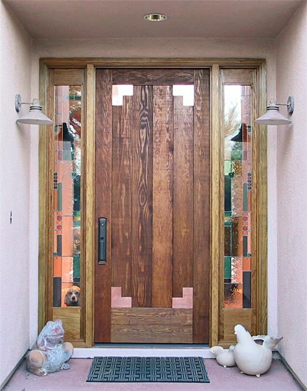 μπροστινές πόρτες ρουστίκ μπροστινή πόρτα δίνει στην πρόσοψη του σπιτιού περισσότερη ατομικότητα