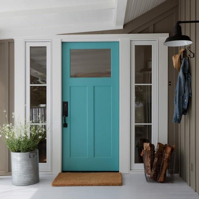 μπροστινες πορτες όμορφη ξύλινη πόρτα σε πράσινο