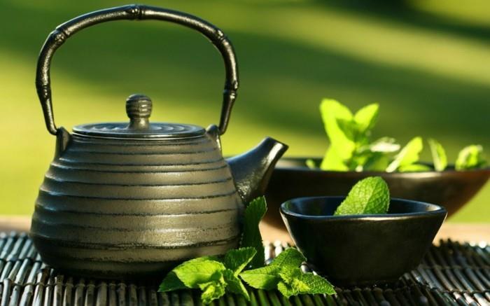 συμβουλές φροντίδας του δέρματος Το πράσινο τσάι ωφελεί το όμορφο δέρμα