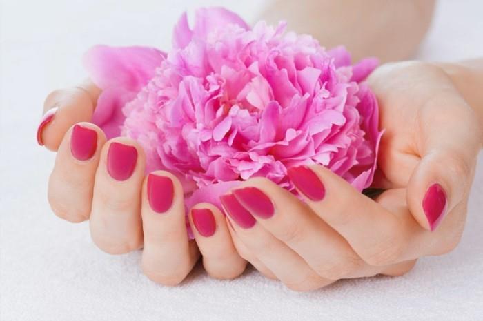συμβουλές φροντίδας δέρματος σχεδιασμός νυχιών ροζ καρφιά παιώνια