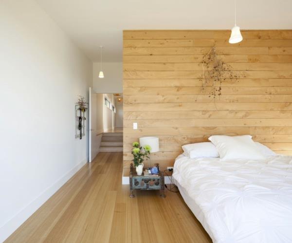ανοιχτόχρωμα χρώματα τοίχου ξύλινη επένδυση τοίχος κρεβατοκάμαρα ξύλινα δάπεδα ξύλινα στρώματα λάκας