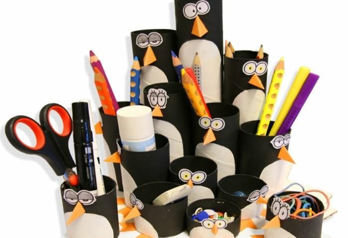 χειροτεχνίες φθινοπώρου με παιδιά φτιάξτε φθινοπωρινές διακοσμήσεις μόνοι σας χειροτεχνίες με πιγκουίνους από χαρτί υγείας