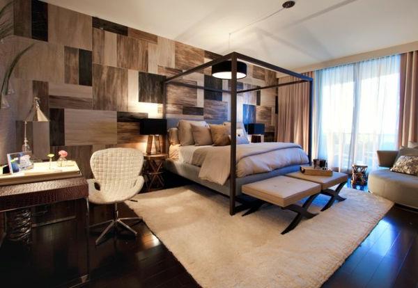 κρεβάτι με ουρανό κρεβατοκάμαρα νεολαία σχεδιασμός τοίχου δωμάτιο αξιόλογη
