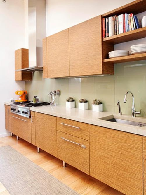 ξύλινη υφή μικρή κουζίνα σας λεπτή συμπαγής μικρές πρακτικές συμβουλές