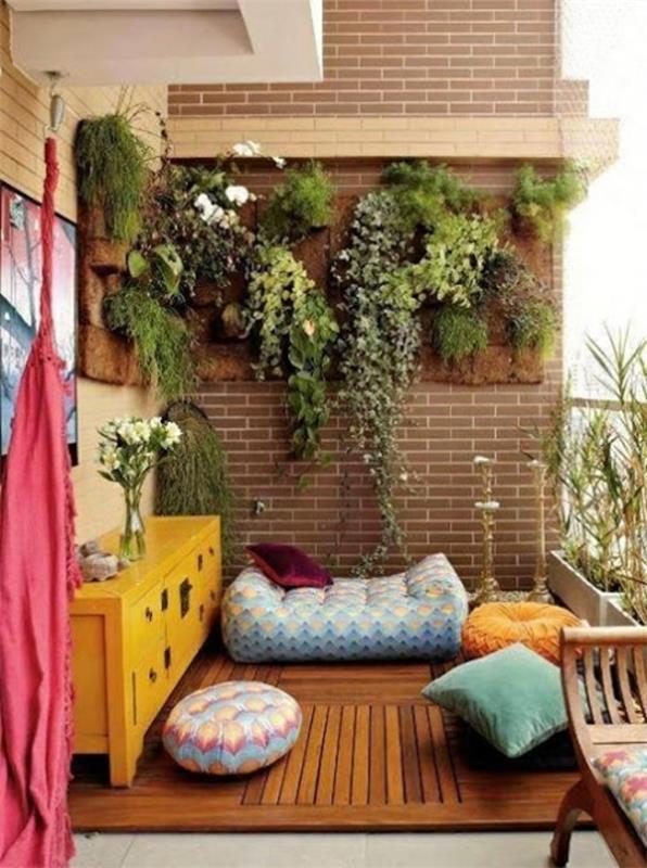 κρεμαστά φυτά σπιτιού και φυτά μπαλκονιού καθίσματα καθισμάτων μαξιλάρια καθισμάτων