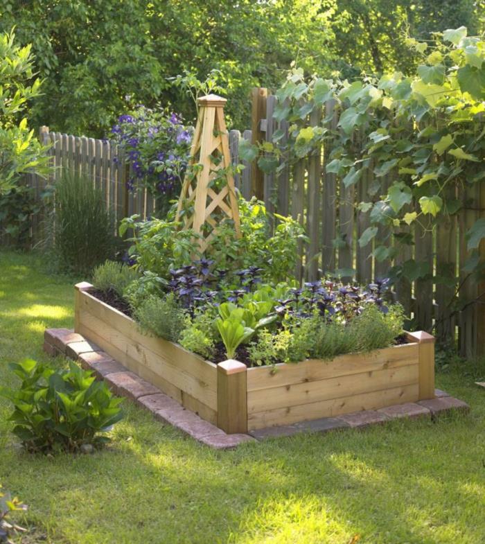 υπερυψωμένα κρεβάτια σχεδιασμός φυτών πέτρινο φράχτη κήπου